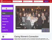 Tablet Screenshot of caringwomensconnection.com